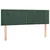 Vidaxl Box spring postelja z vzmetnico temno zelena 140x200 cm žamet