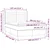 Vidaxl Box spring postelja z vzmetnico LED črna 140x200 cm blago