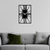 Wallity Zidni sat Striped, 49x33 cm, Crni