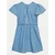 Pepe Jeans Poletna obleka Quincy PG951657 Modra Regular Fit
