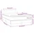 Vidaxl Box spring postelja z vzmetnico krem 120x190 cm blago