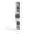 MID.YOU VISOKA omara 30/181/30 cm