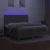 Vidaxl Box spring postelja z vzmetnico LED taupe 160x200 cm blago