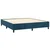 Box spring postelja z vzmetnico temno modra 180x200 cm žamet