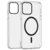 Transparent Color Ring MagSafe maska za iPhone 14 Pro Max – Crna