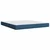 Vidaxl Box spring postelja z vzmetnico modra 180x200 cm blago