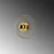 Opviq Zidna lampa Karsortel-N-645-1, 36x12x36cm, IP20, Zlatna boje