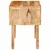 Vidaxl Stranska miza Rjava 40 x 32 x 46 cm Masiven les manga