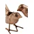 POLSPOTTEN Komplet svečnikov flock of birds 12,5 x 5 x 7 cm 2-pack