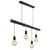 Globo 15459-4H - Luster na sajli LEO 4xE27/60W/230V