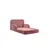 ATELIER DEL SOFA Dečiji krevet Funbed Double 115 Pink