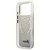 Guess IML Gradient Script kovinski ovitek MagSafe za iPhone 17 Pro Max črne barve