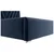 Boxxx OBLAZINJENA POSTELJA 160 cm x 200 cm , tekstil modra