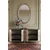 Hanah Home komoda Ilay 180, 180 cm, antracit / travertin / srebrna