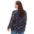 SHEEGO Bluza modra/rosé/temno rdeča