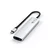 SATECHI 7-in-1 USB-C Slim Multiport Adapter with Ethernet - Silver