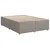 Vidaxl Posteljni okvir brez vzmetnice taupe 160x200 cm blago