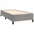 Vidaxl Box spring postelja z vzmetnico svetlo siva 90x200 cm žamet