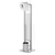 WENKO 21564100 - WC četka RIVALTA 18x70 cm nerđajući čelik/srebrna/bela/crna