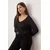Trendyol Curve Ženska bluza Tbbaw26Af00054, Crna