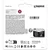 KINGSTON 128GB DataTraveler Kyson G2 USB 3.2 flash DTKNG2/128GB sivi