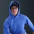 Nike Pro Mens Dri-FIT Mid Layer Training Hoodie - Blue