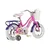 Bicikl Kids Visitor Best Friend 12 8 V-Brake Kontra 95-115cm (12) Roze Neon Uv Sjaj