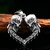 Ovratnica Skull Hollow Heart - SS8-1253P