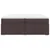 Vidaxl Box spring postelja z vzmetnico temno rjav 200x200 cm blago