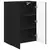 TV zidni ormar Zidne Crna 59,5 x 31 x 80 cm Konstruirano drvo