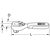 KS Tools Monster račna za bitove 1/4 sa 80 zuba 125mm 935.1495