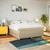 vidaXL vidaXL Box spring postelja z vzmetnico krem 180x200 cm blago, (21304582)