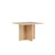 Venture Design Jedilna miza Leo 100x100x75 cm naravna