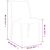 vidaXL Vrtni stol 2 kosa krem 50x46x80 cm polipropilen