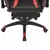 VIDAXL pisarniški stol s športnim sedežem in oporo za noge, rdeč