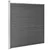 Panel za ogradu WPC 175 x 186 cm crni