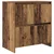 Kreveta 2 pcs Staro drvo 70 x 41 x 75 cm Konstruirano drvo