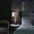 Endon 95213 - Stona lampa 1xE27/10W/230V siva/mesing/crna