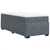 Vidaxl Box spring postelja z vzmetnico temno siva 90x200 cm žamet