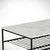 HANAH HOME Etna Klub sto, 95x43x55cm, Beli