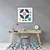 Decormat Podloga za stol Pastel retro pattern 120x90 cm 2 cm