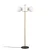 Opviq Podna lampa Antler 13766, 62 x 30 x 162 cm, 2 x E27, 250 cm Kabl, Zlatne boje