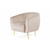 ATELIER DEL SOFA Fotelja Eses Beige Wing