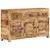 Vidaxl Komoda 110x30x65 cm trden mangov les