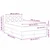 Vidaxl LED Box Spring Postelja z LED trakami Modra 120 x 190 cm blago