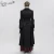 Ženski plašč DEVIL FASHION - Gothic Flared Sleeved Beaded Long - ECT012