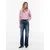 TOMMY HILFIGER Bluza  roza / rdeča / črna / bela