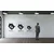 WallXpert metalni zidni ukras 5135, glave dva vuka, 44 x 44 cm, crni