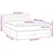 Vidaxl Box spring postelja z vzmetnico LED taupe 140x200 cm blago