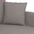 Vidaxl Dvosed taupe 120 cm blago